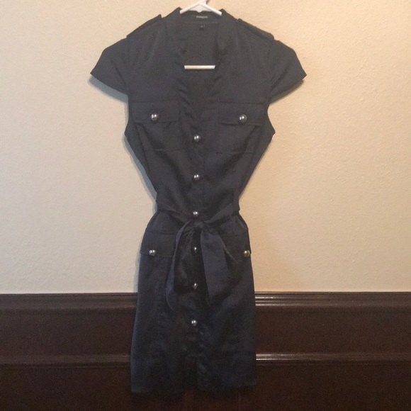 Express Dresses & Skirts - Express Navy Military Style Dress